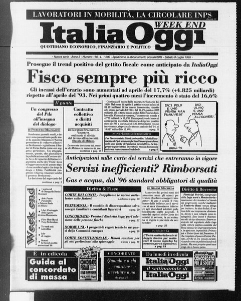 Italia oggi : quotidiano di economia finanza e politica